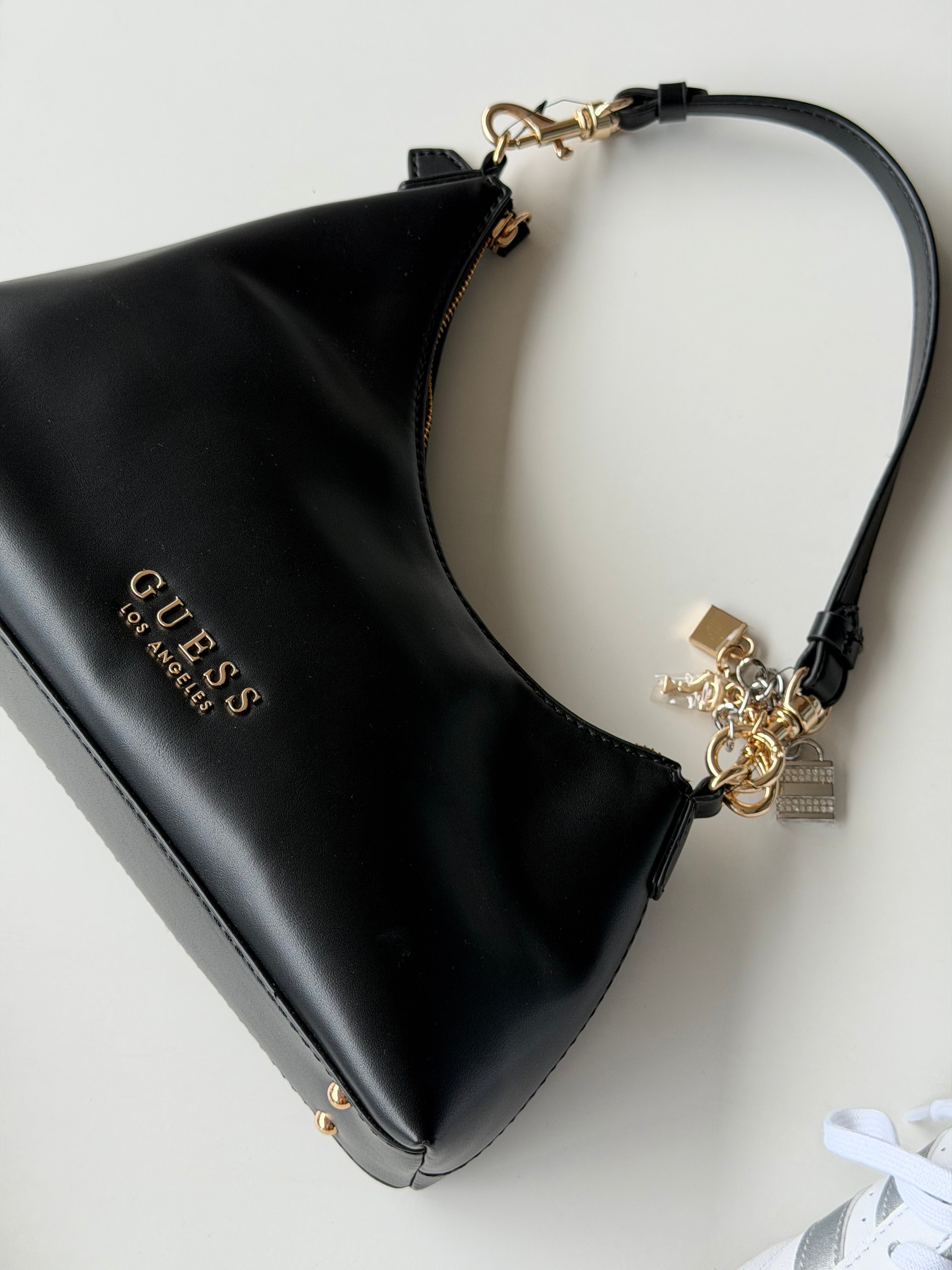Shoulder bag Guess negra