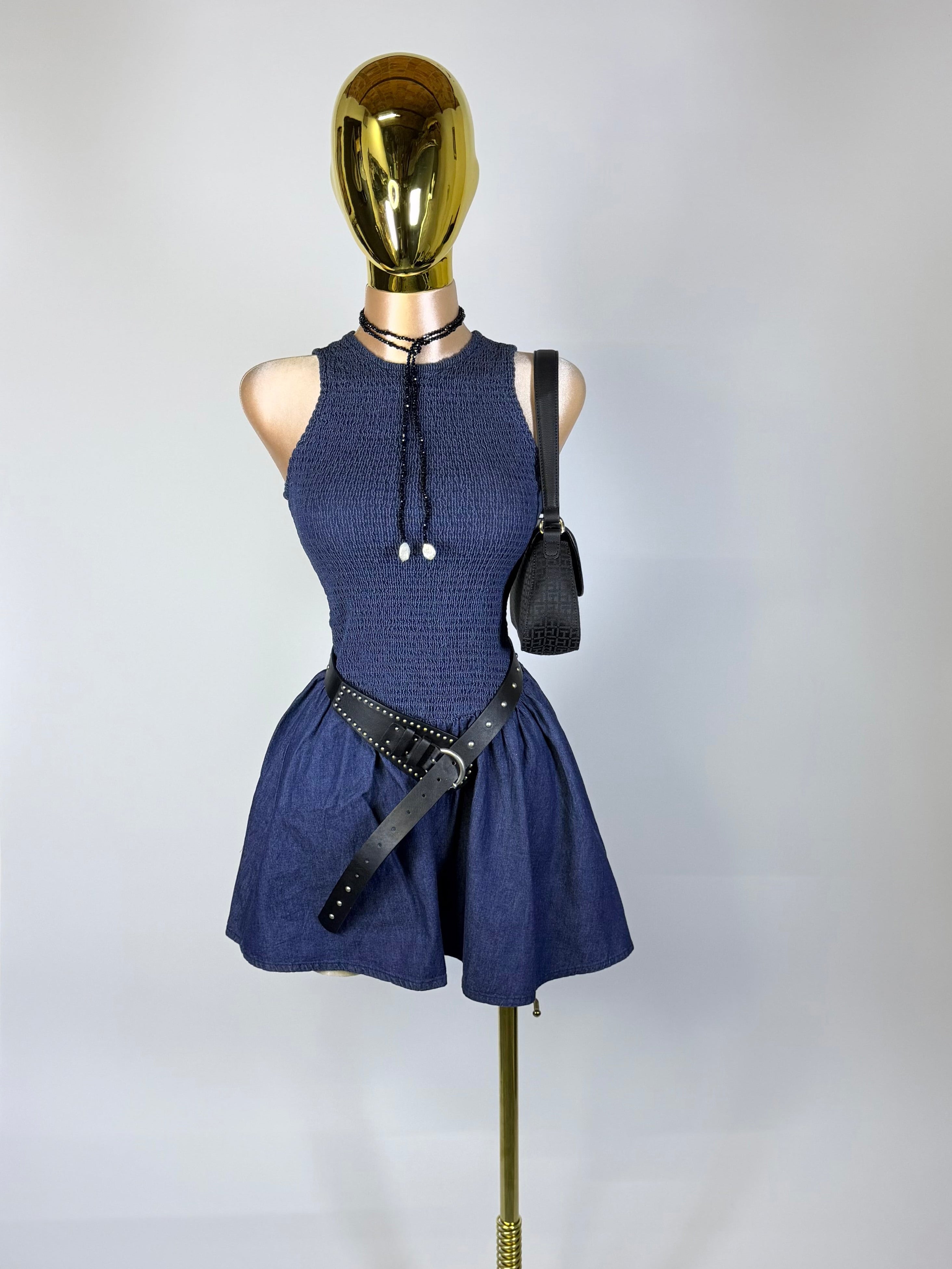 Vestido denim Icibel