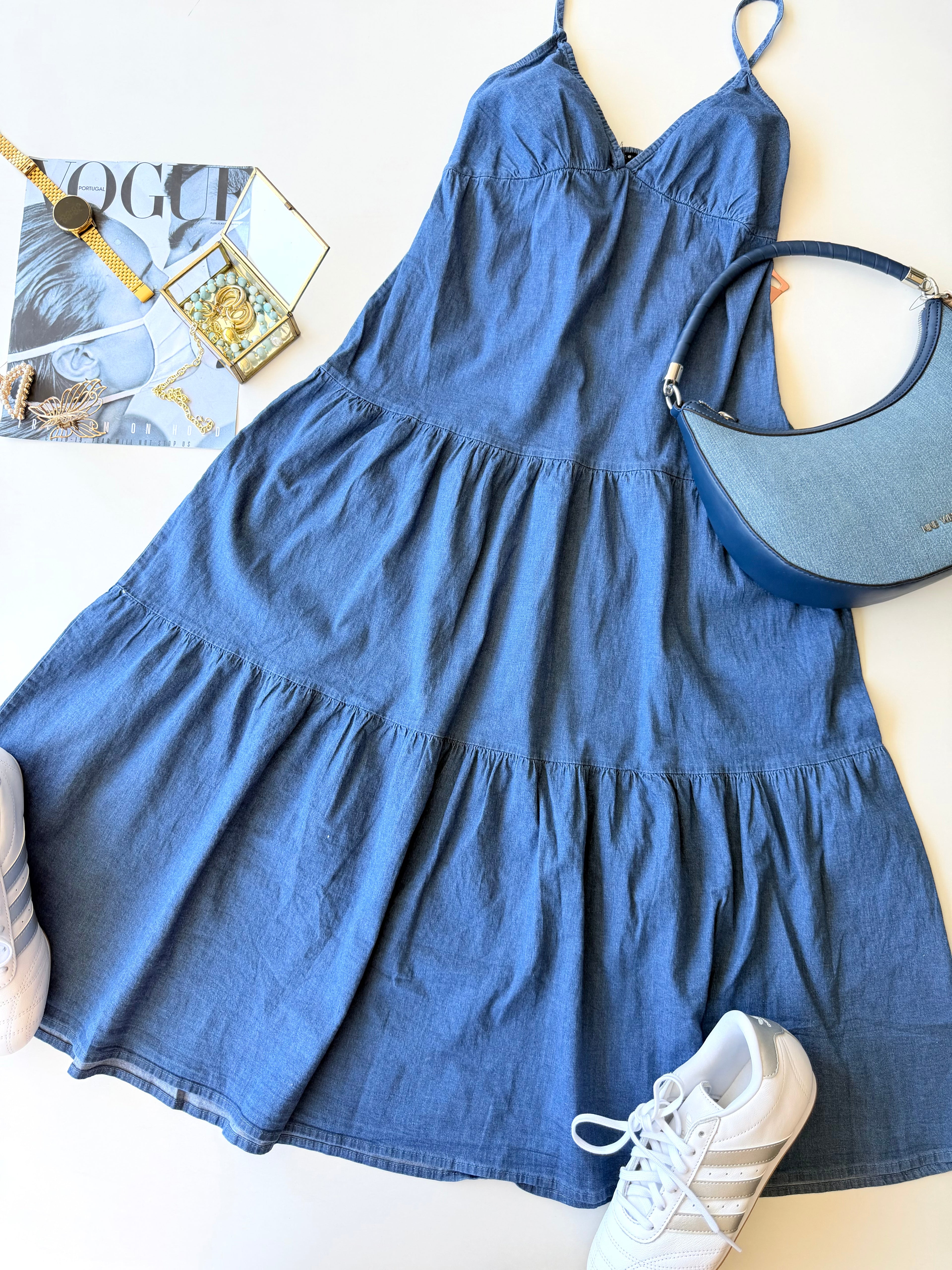 Vestido denim Cabos