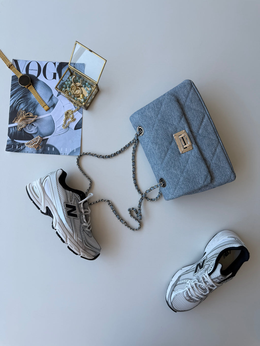 Bolsa denim Aldo