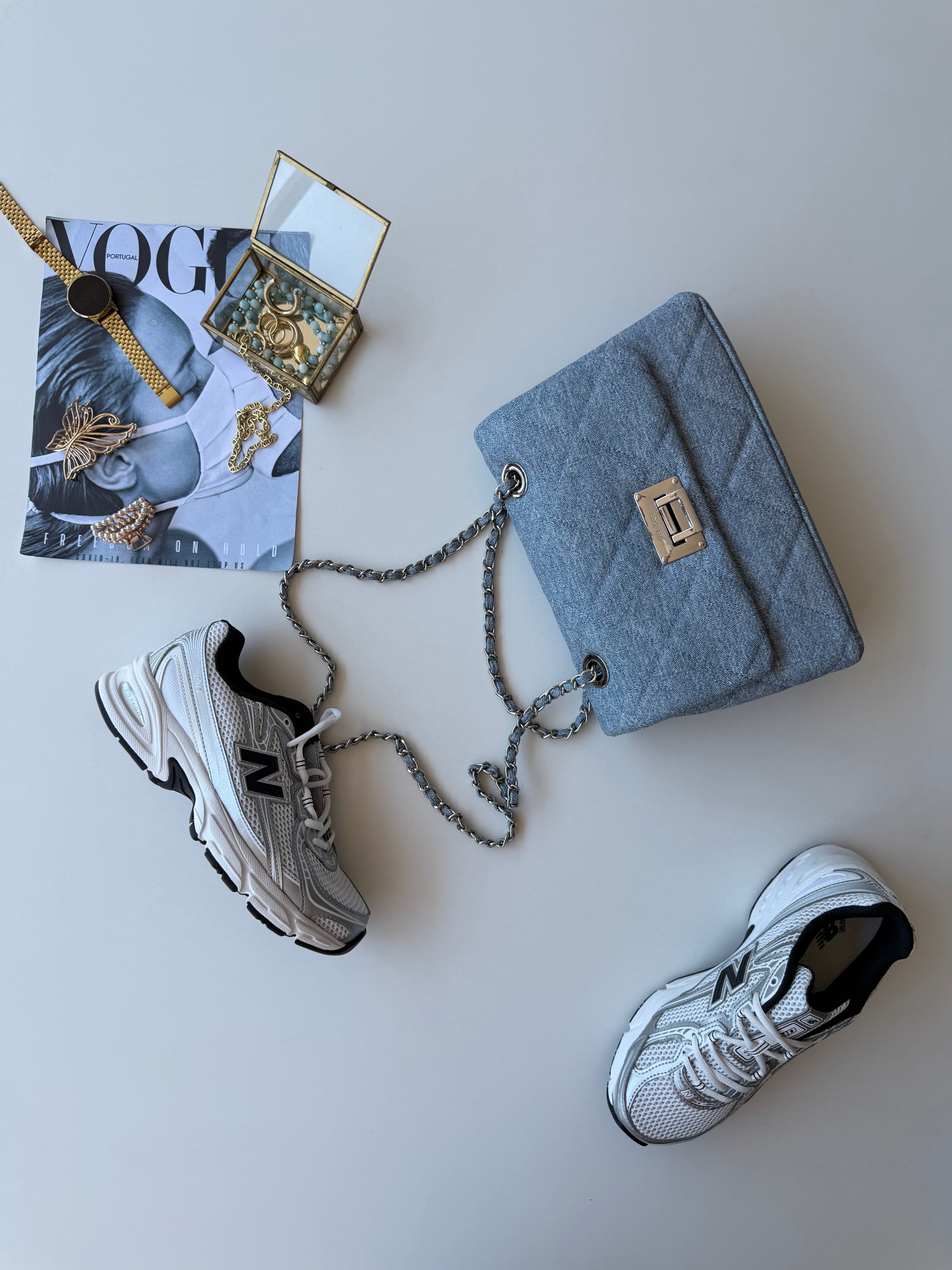 Bolsa denim Aldo