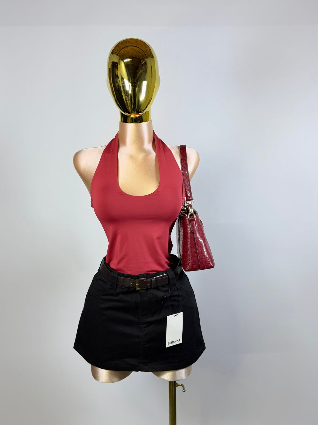 Top halter de licra