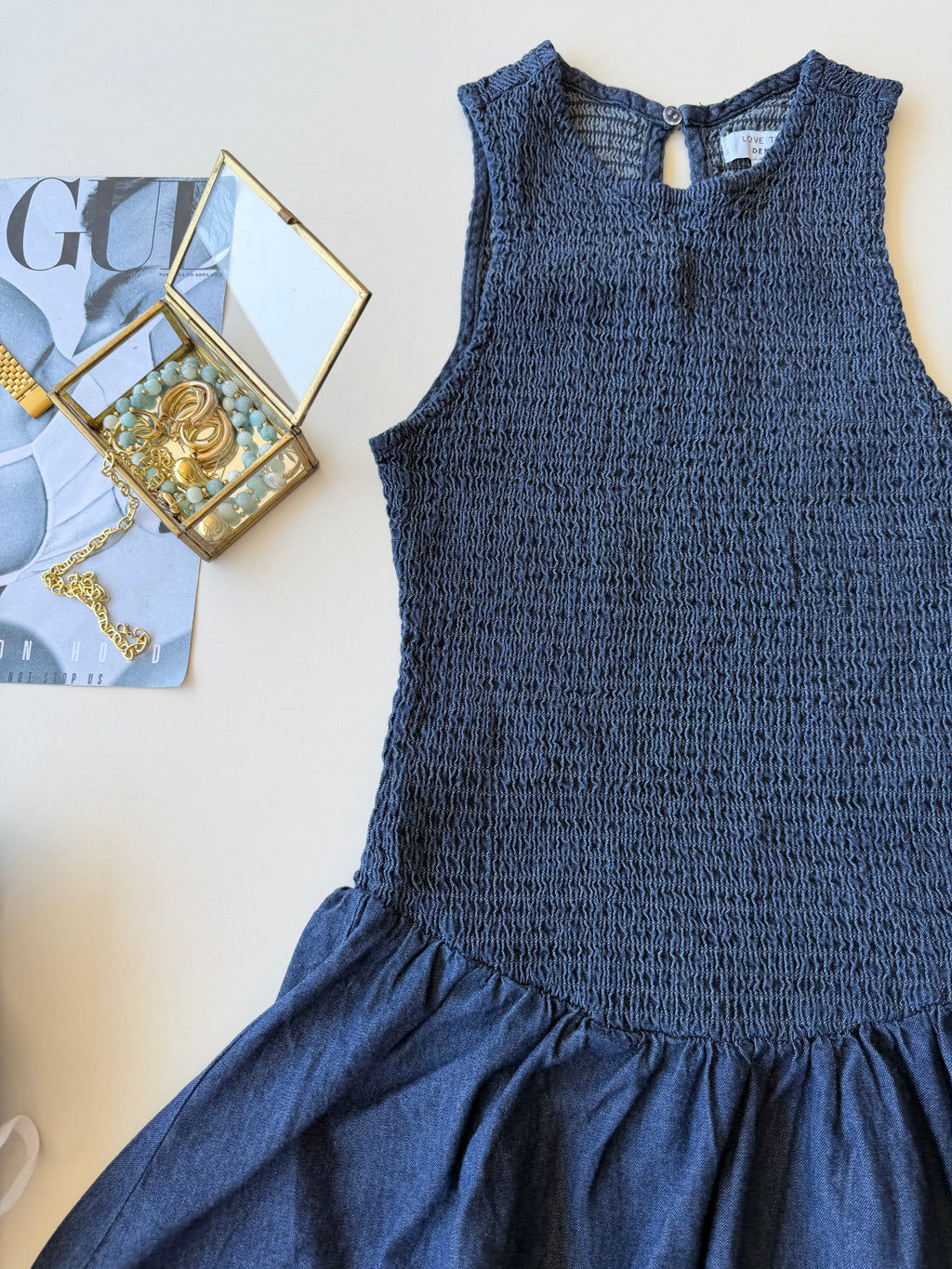Vestido denim Icibel