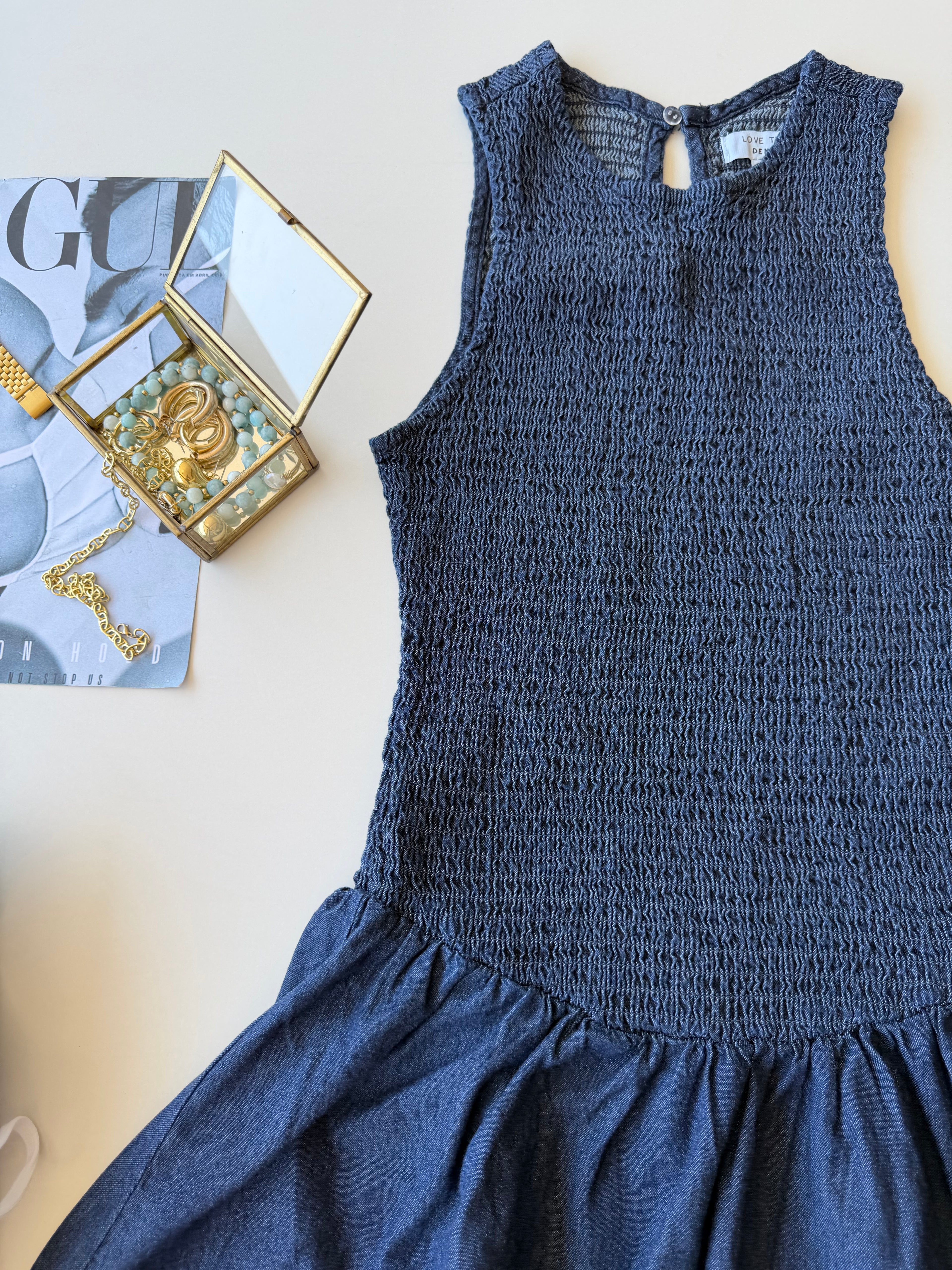 Vestido denim Icibel