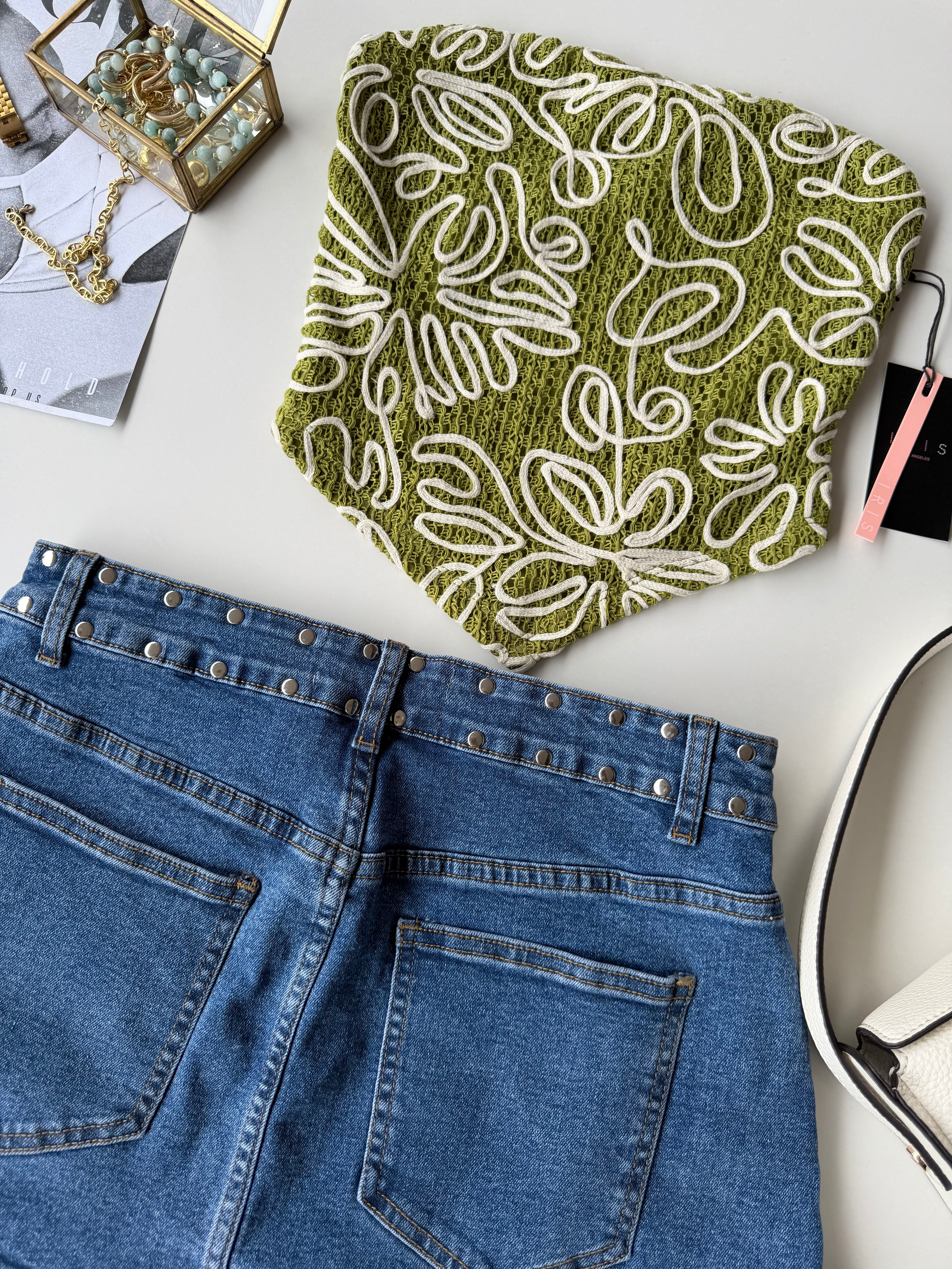 Falda denim Ici