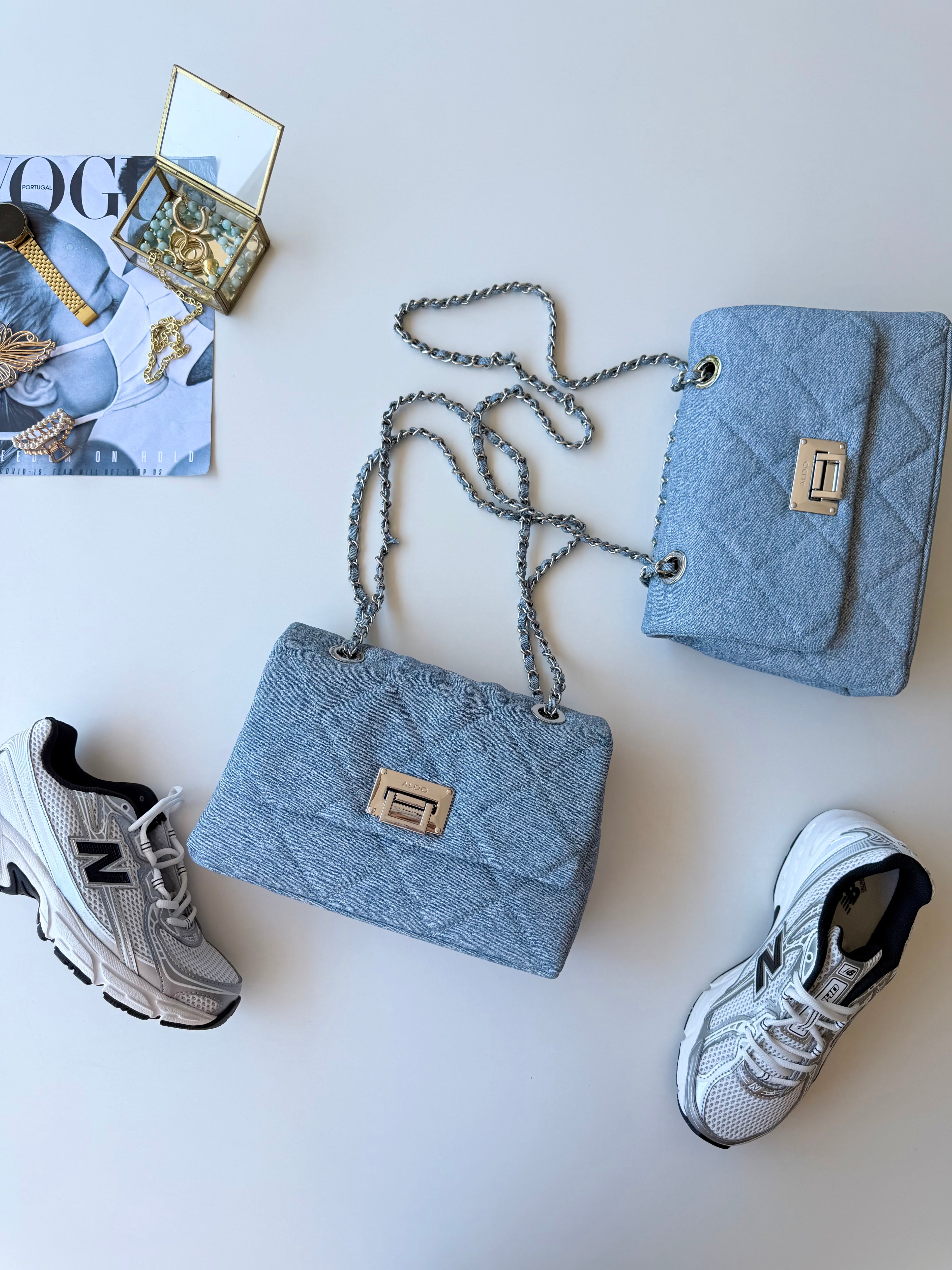 Bolsa denim Aldo