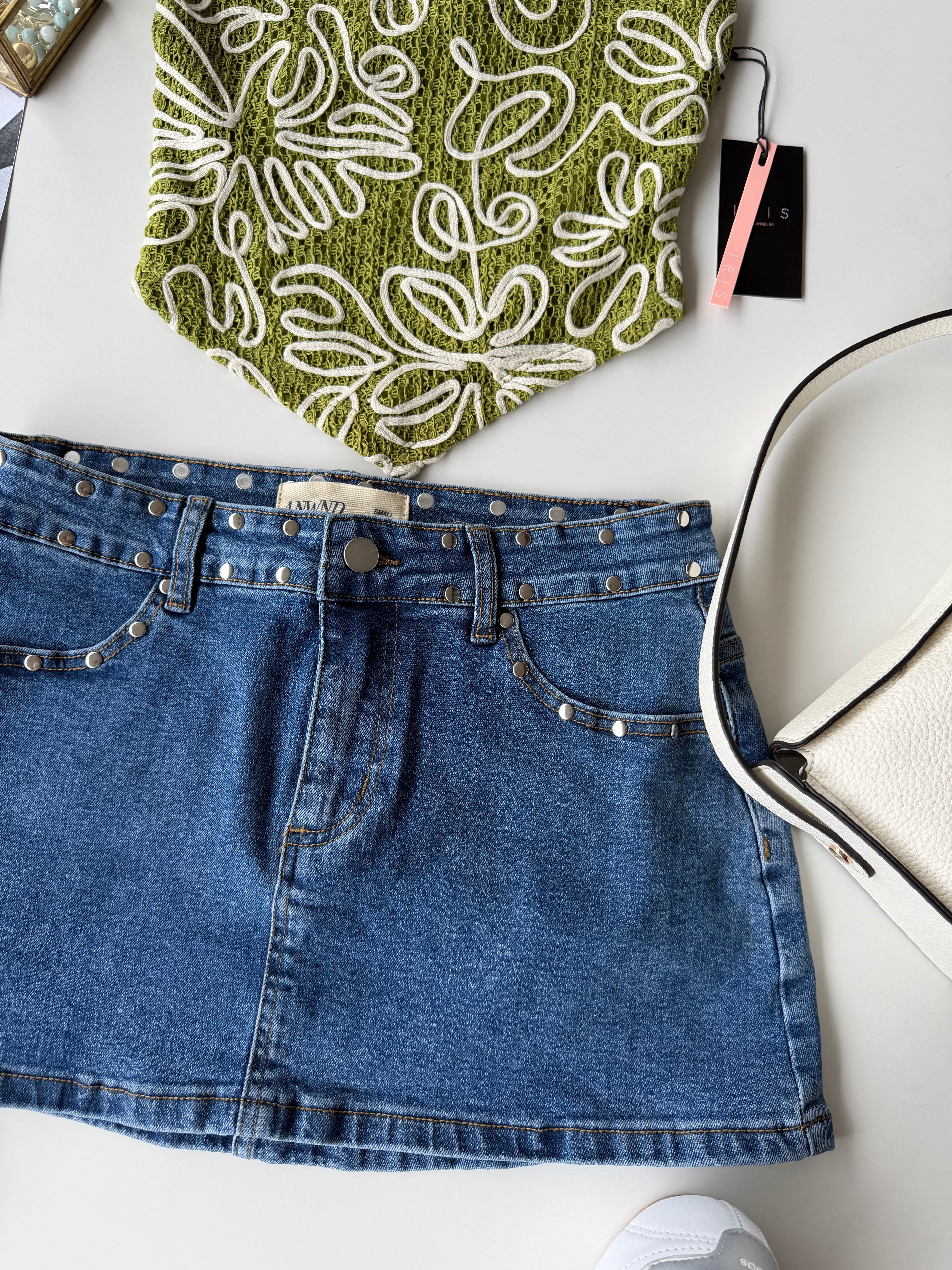 Falda denim Ici
