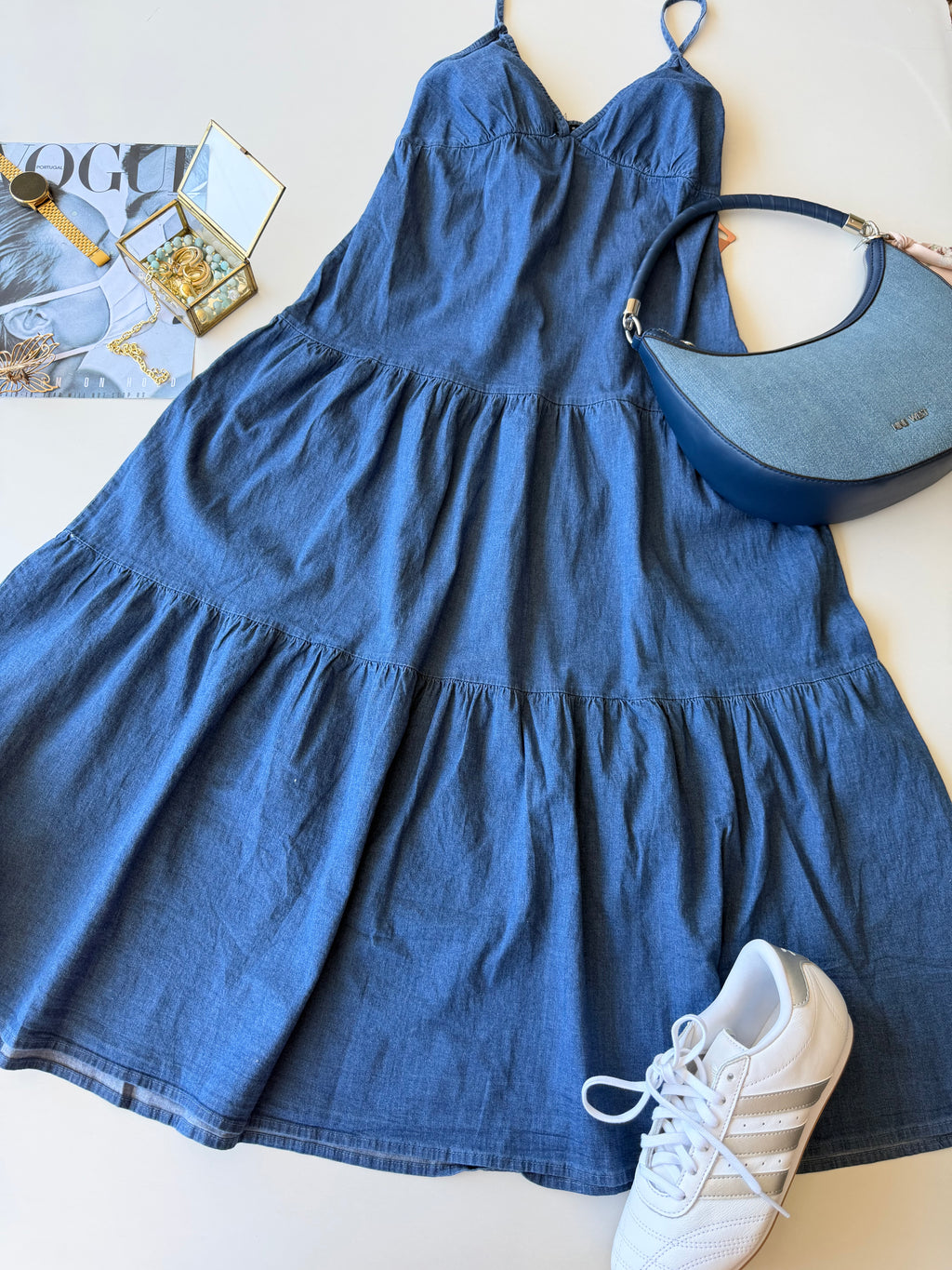 Vestido denim Cabos