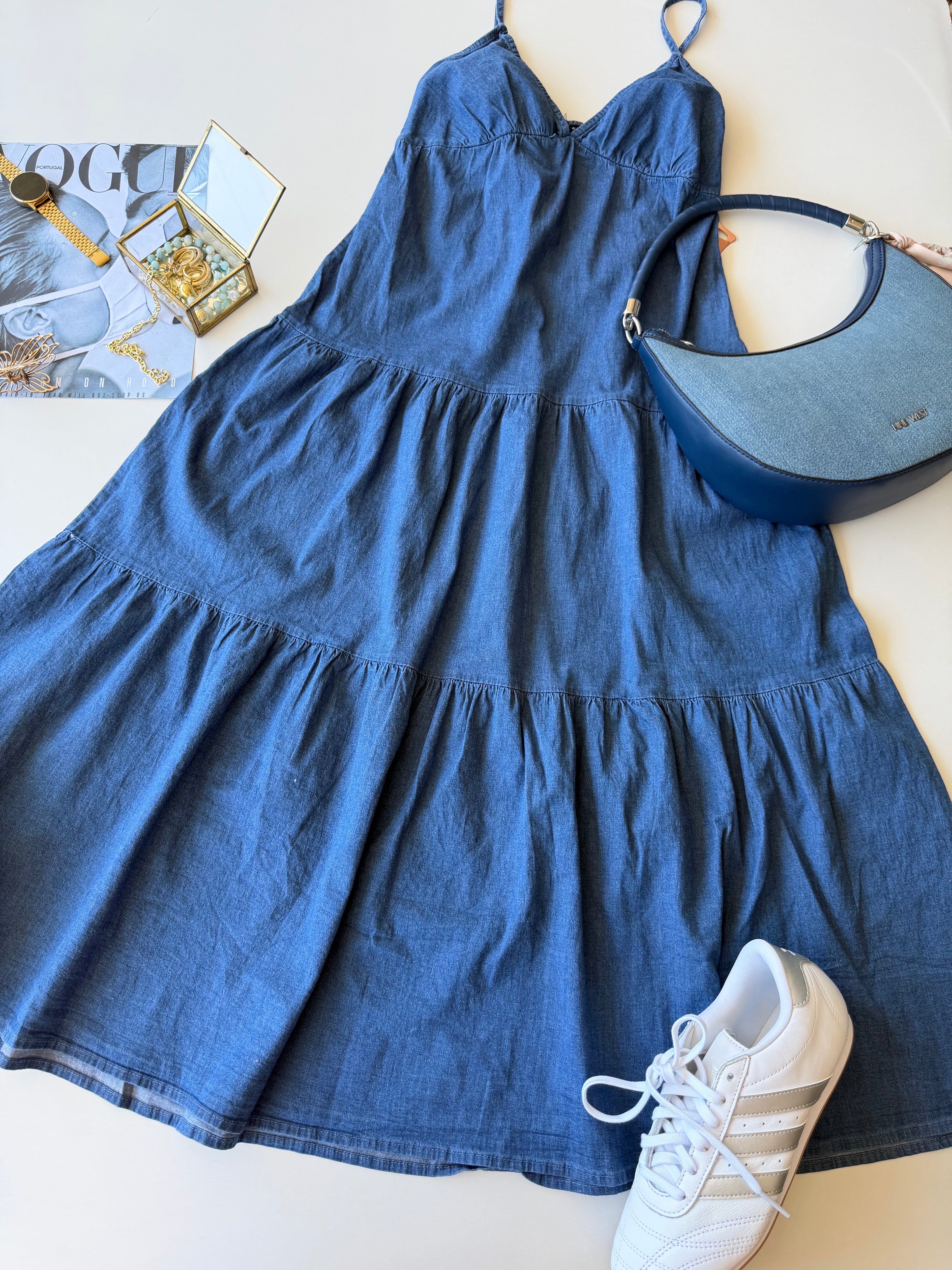 Vestido denim Cabos