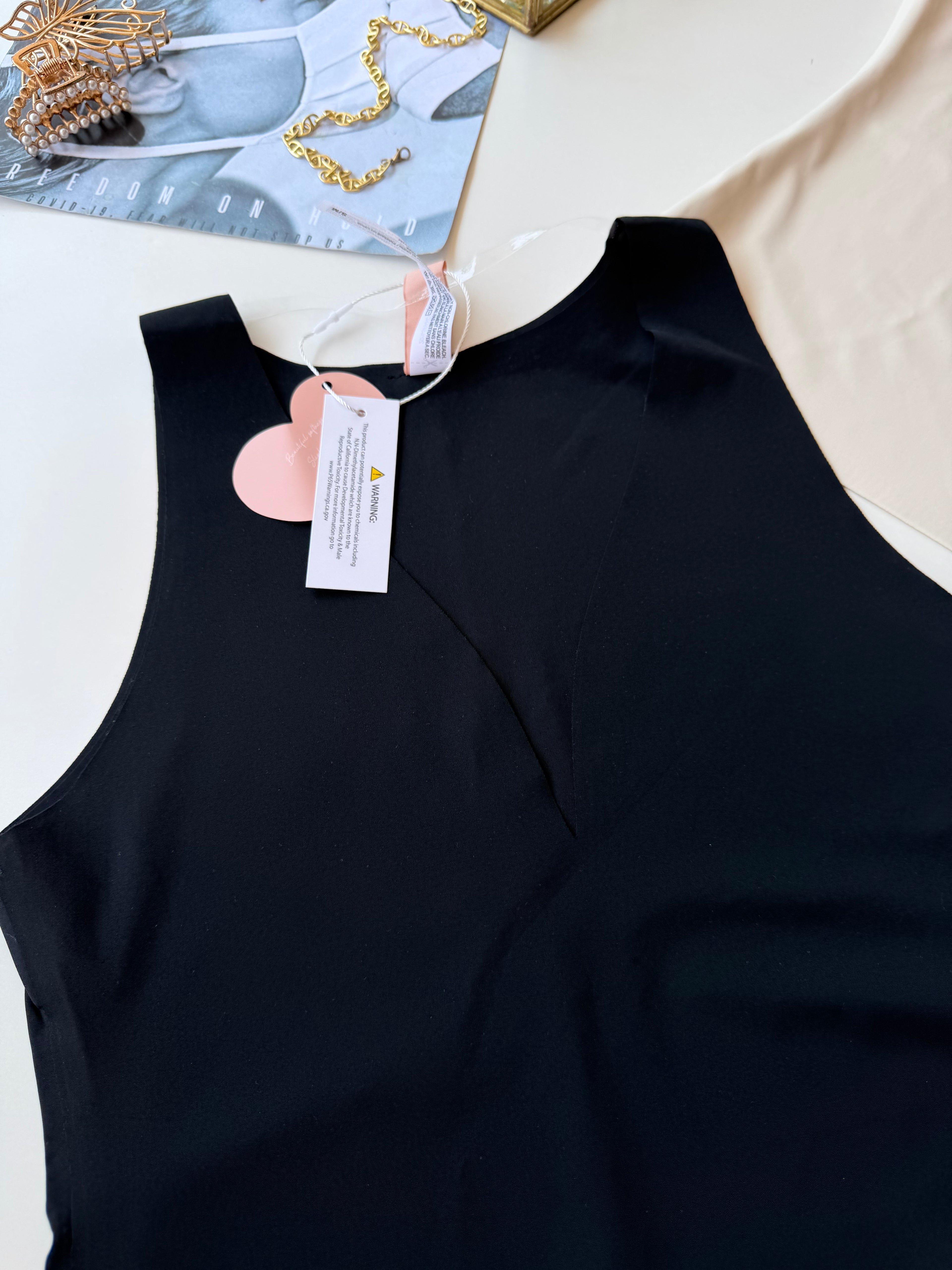 Top basic licra Corazón