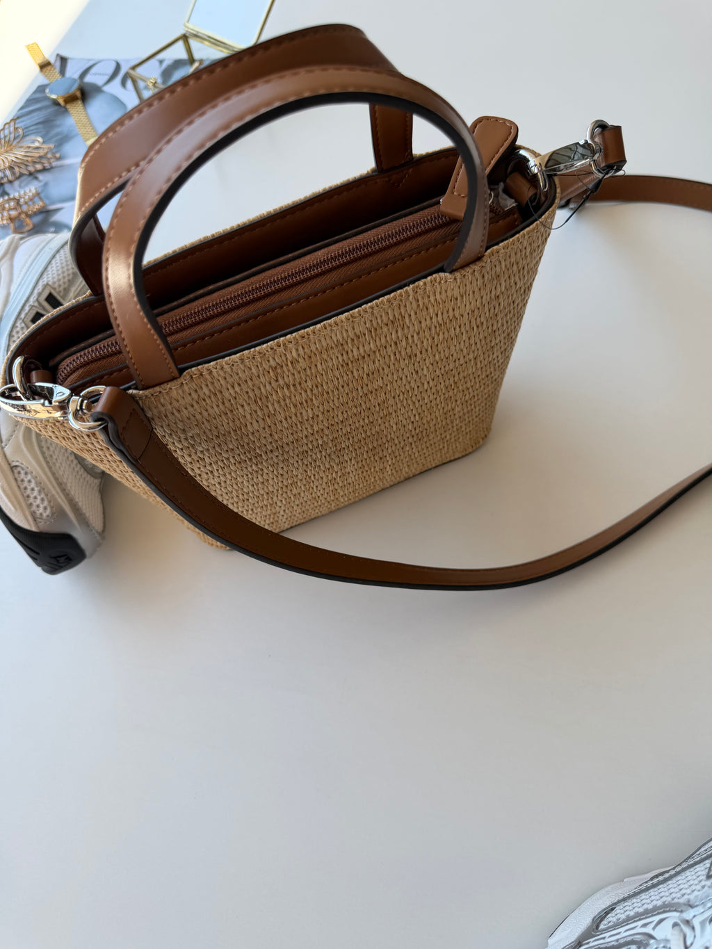 Bolsa Guess mimbre