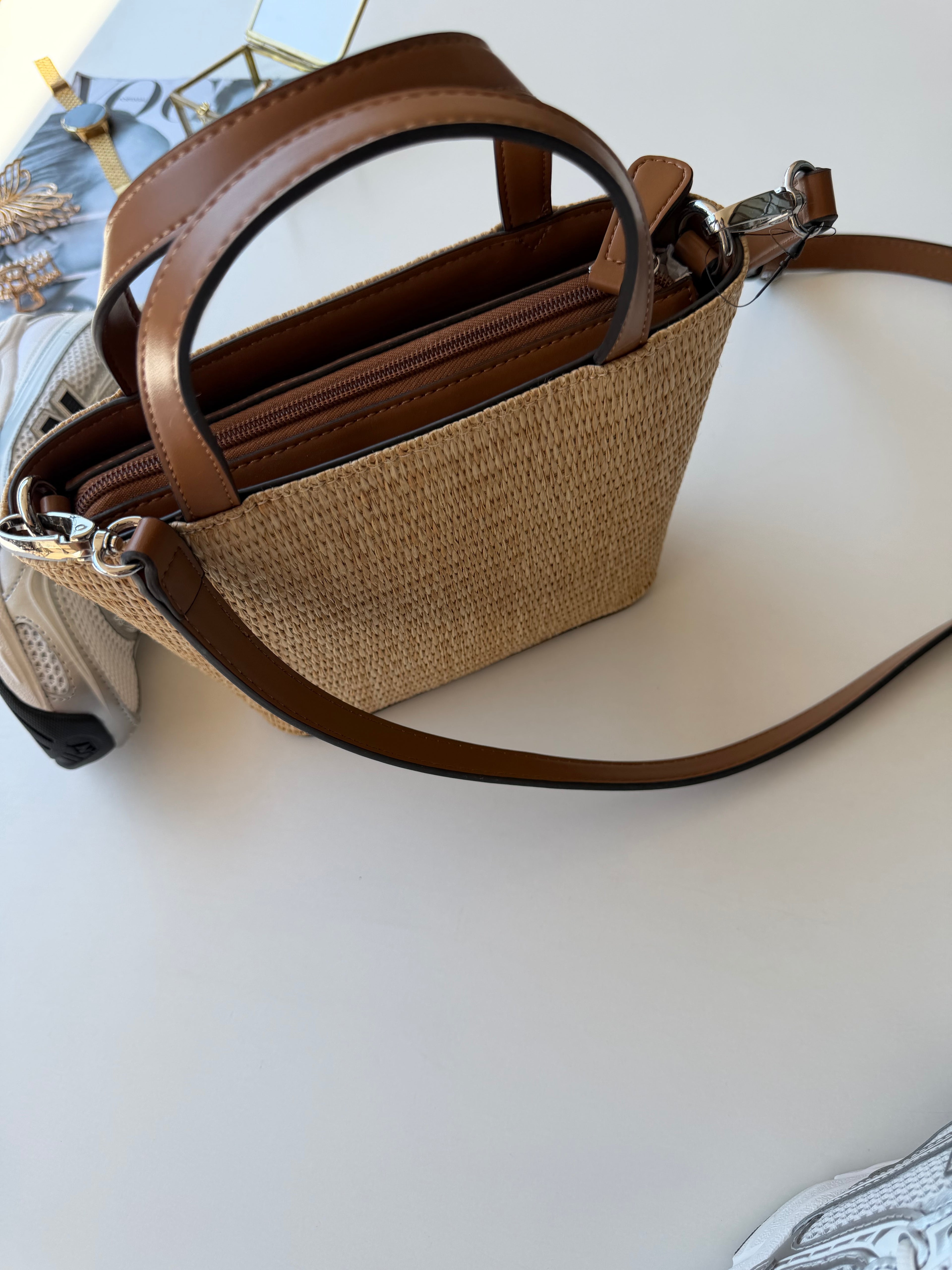 Bolsa Guess mimbre