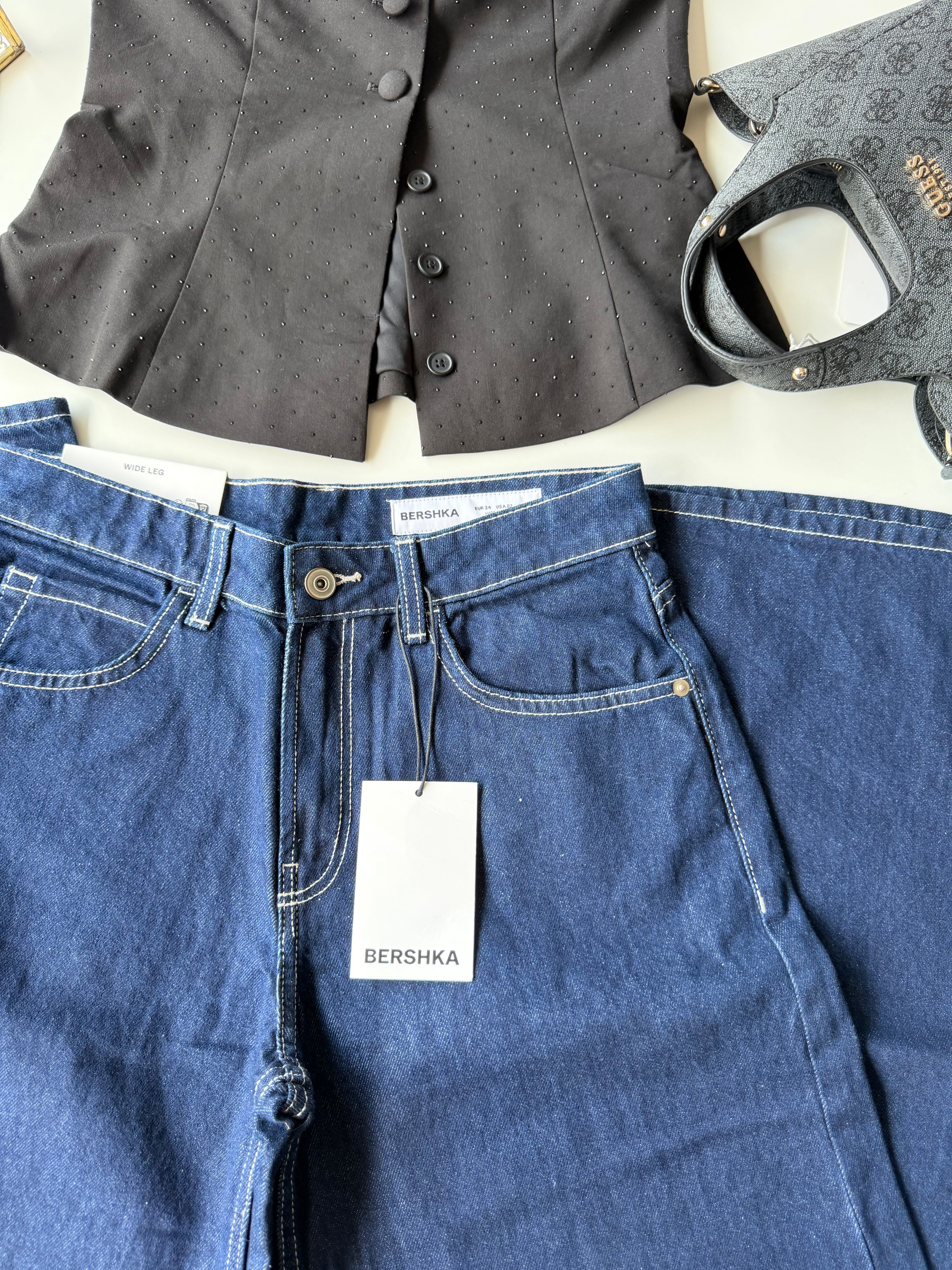 Jeans Bershka wide leg
