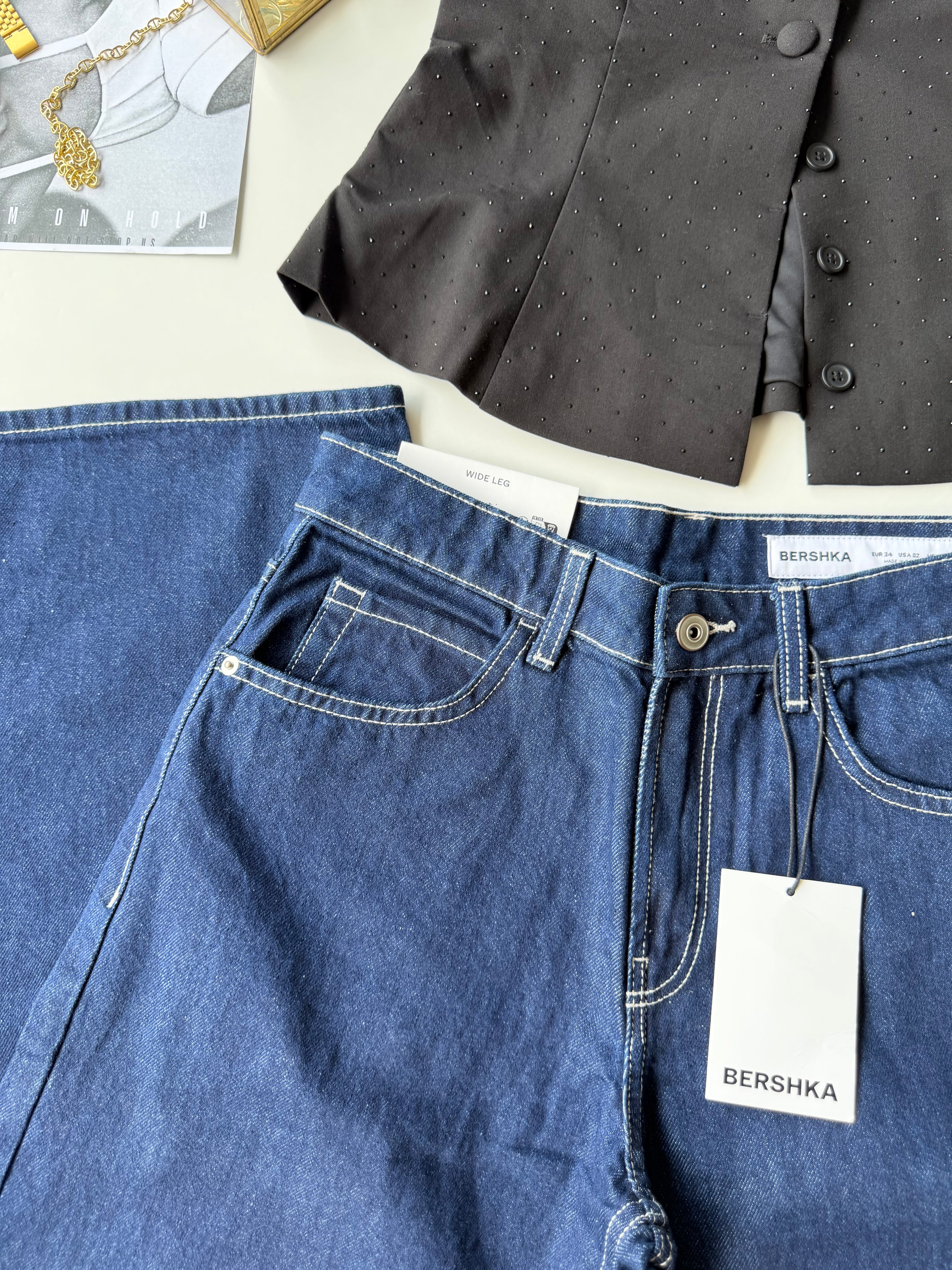 Jeans Bershka wide leg