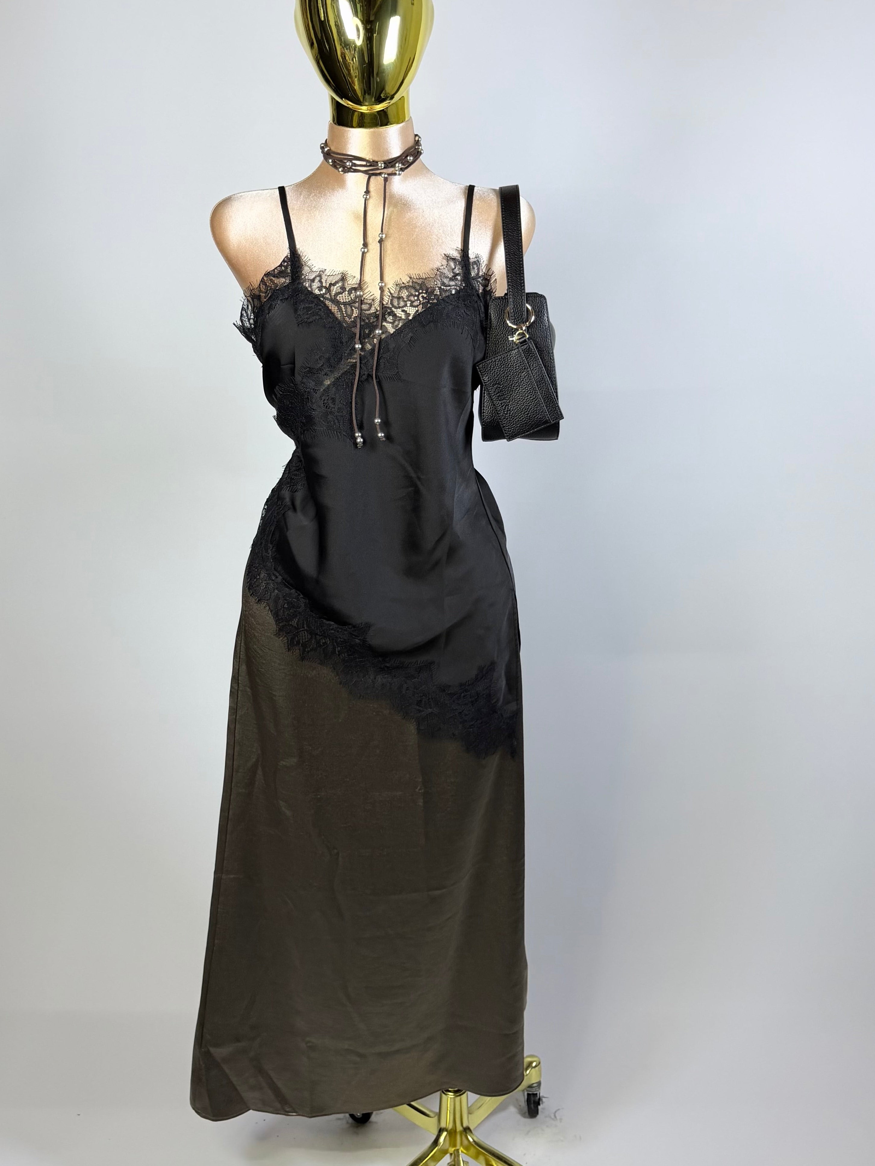 Falda satinada Venecia