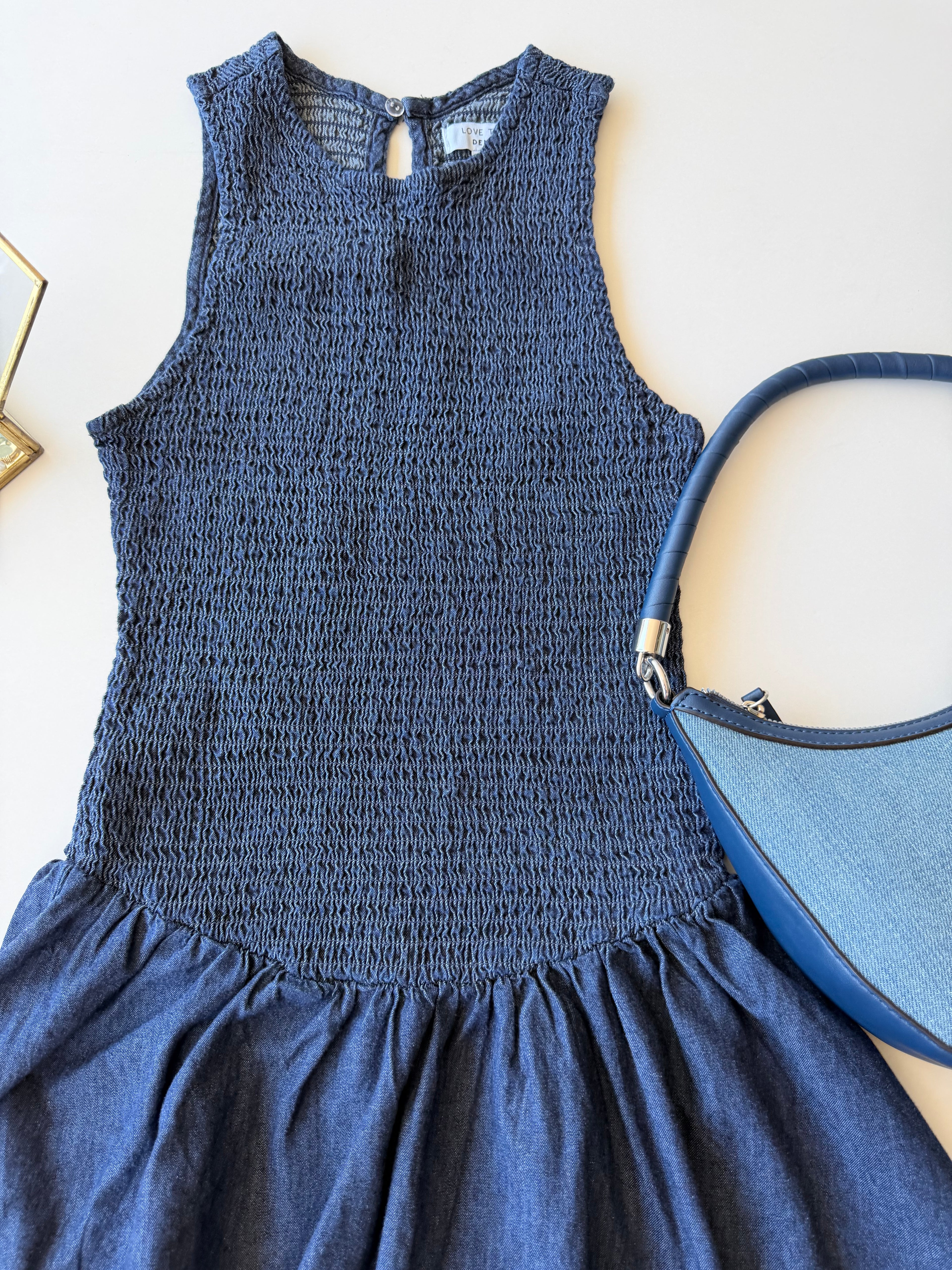 Vestido denim Icibel