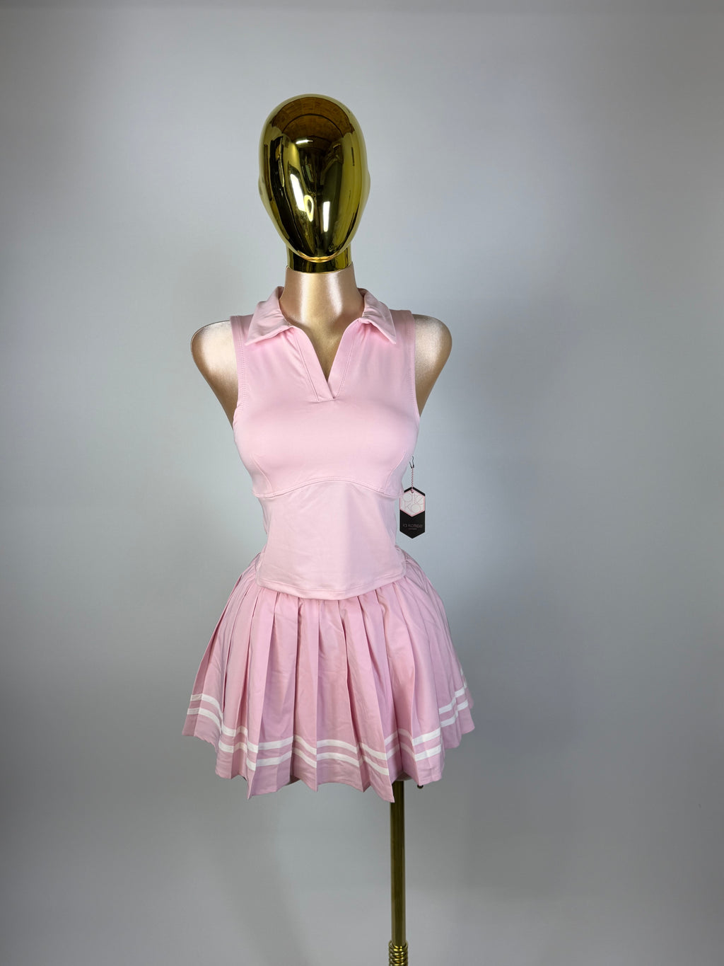 Set deportivo rosa pastel