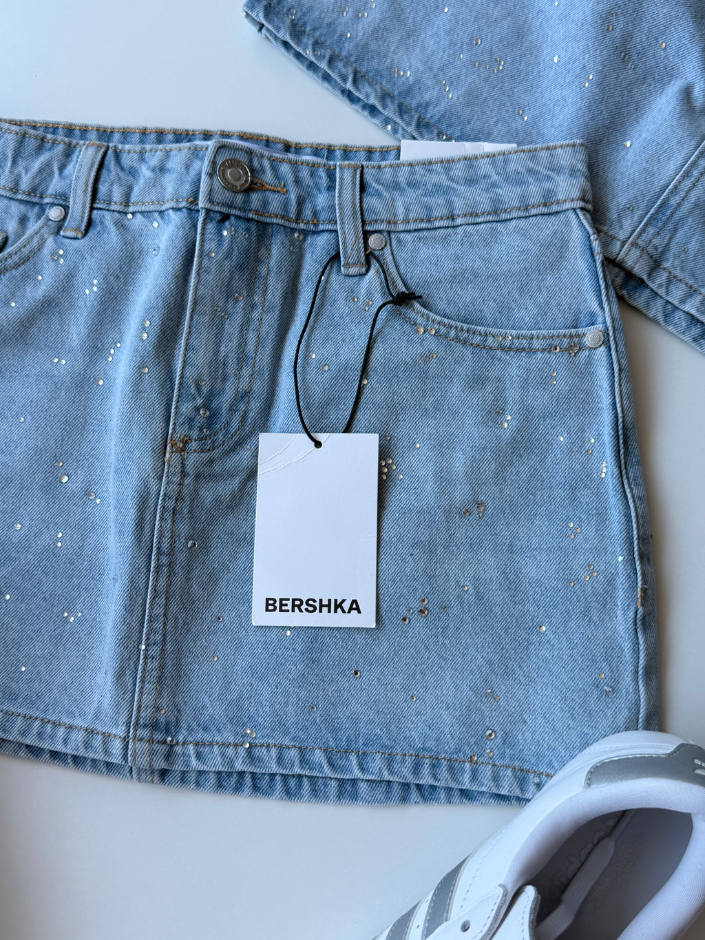 Falda denim Bershka