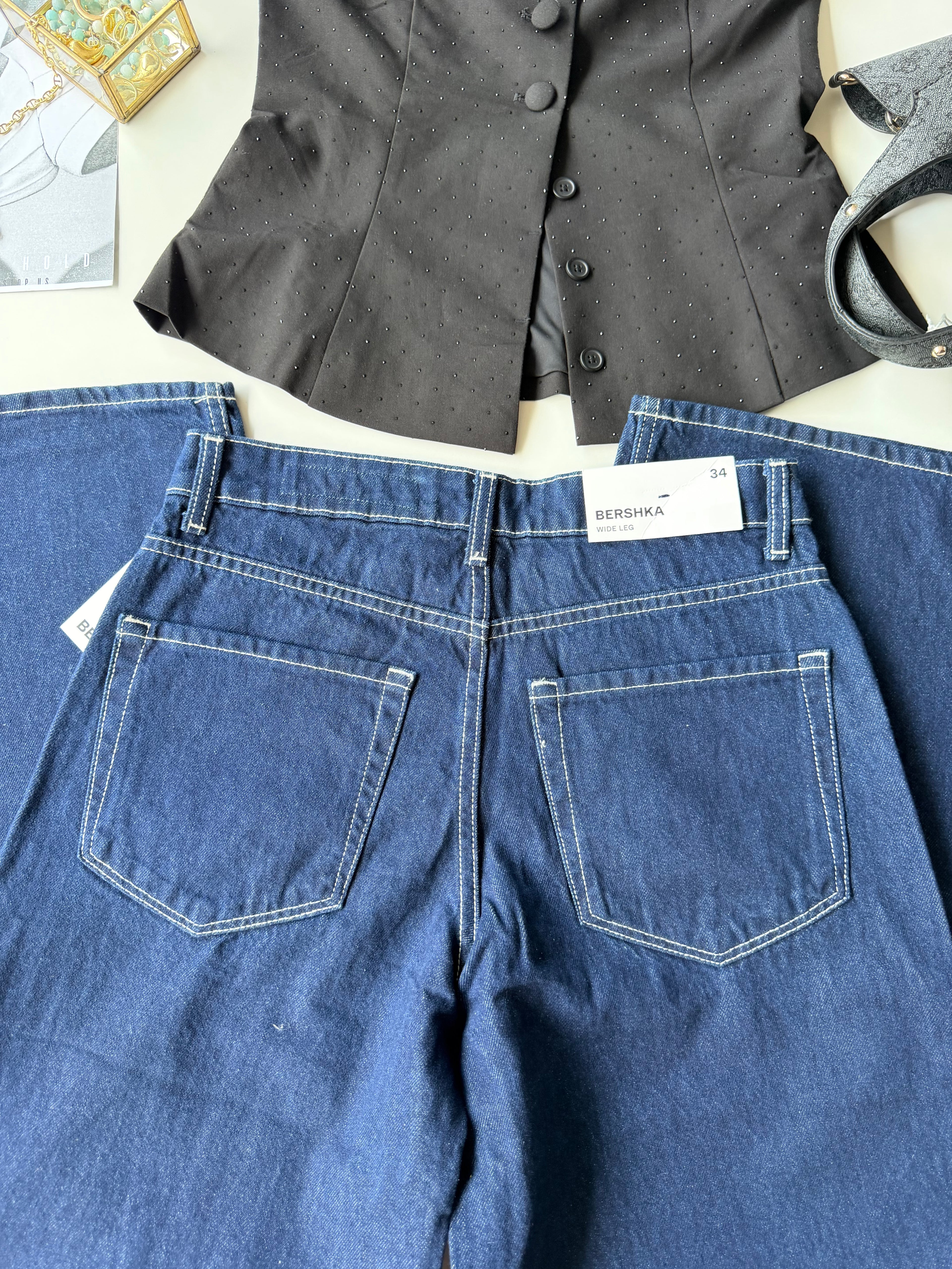 Jeans Bershka wide leg