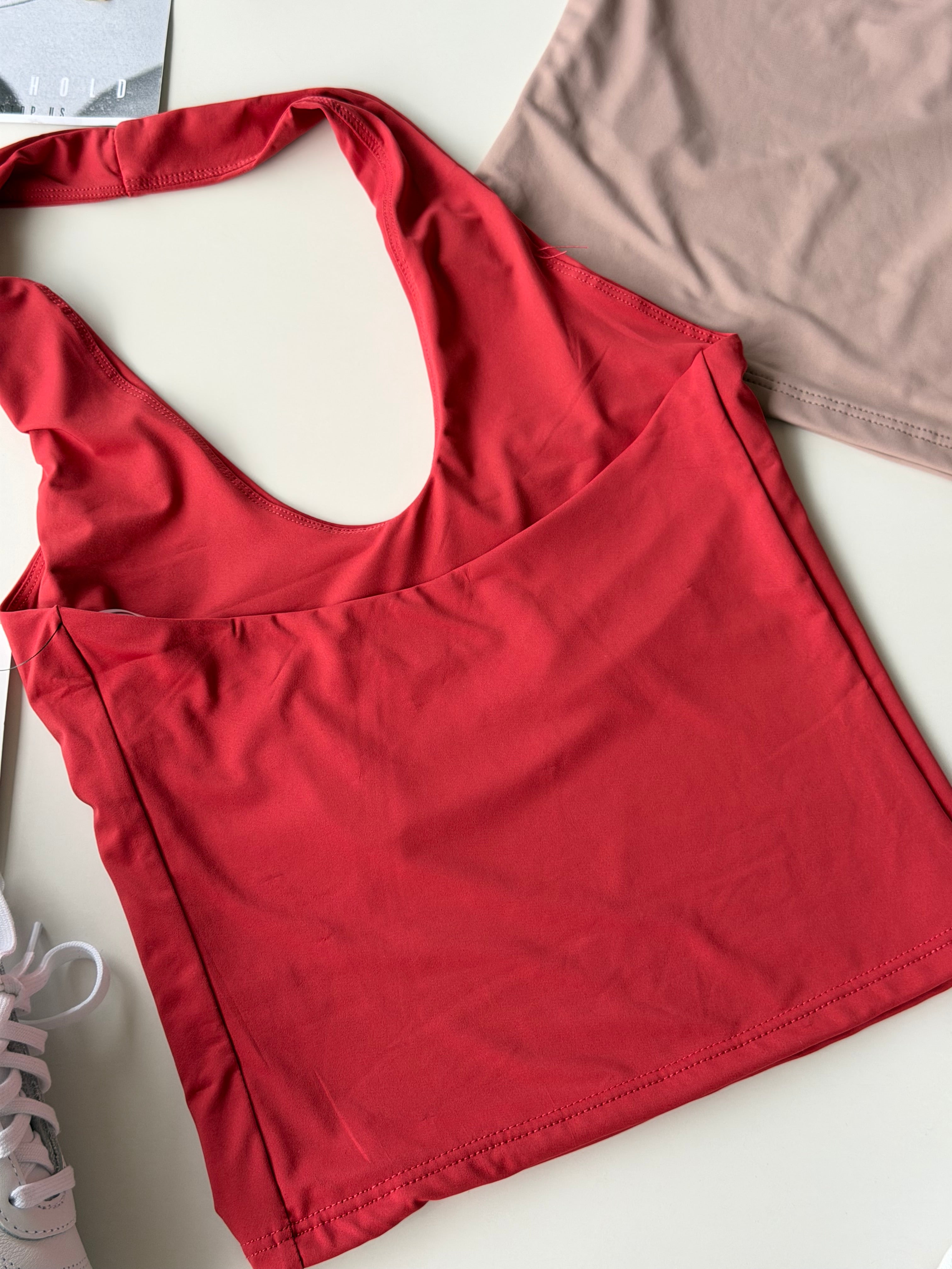 Top halter de licra