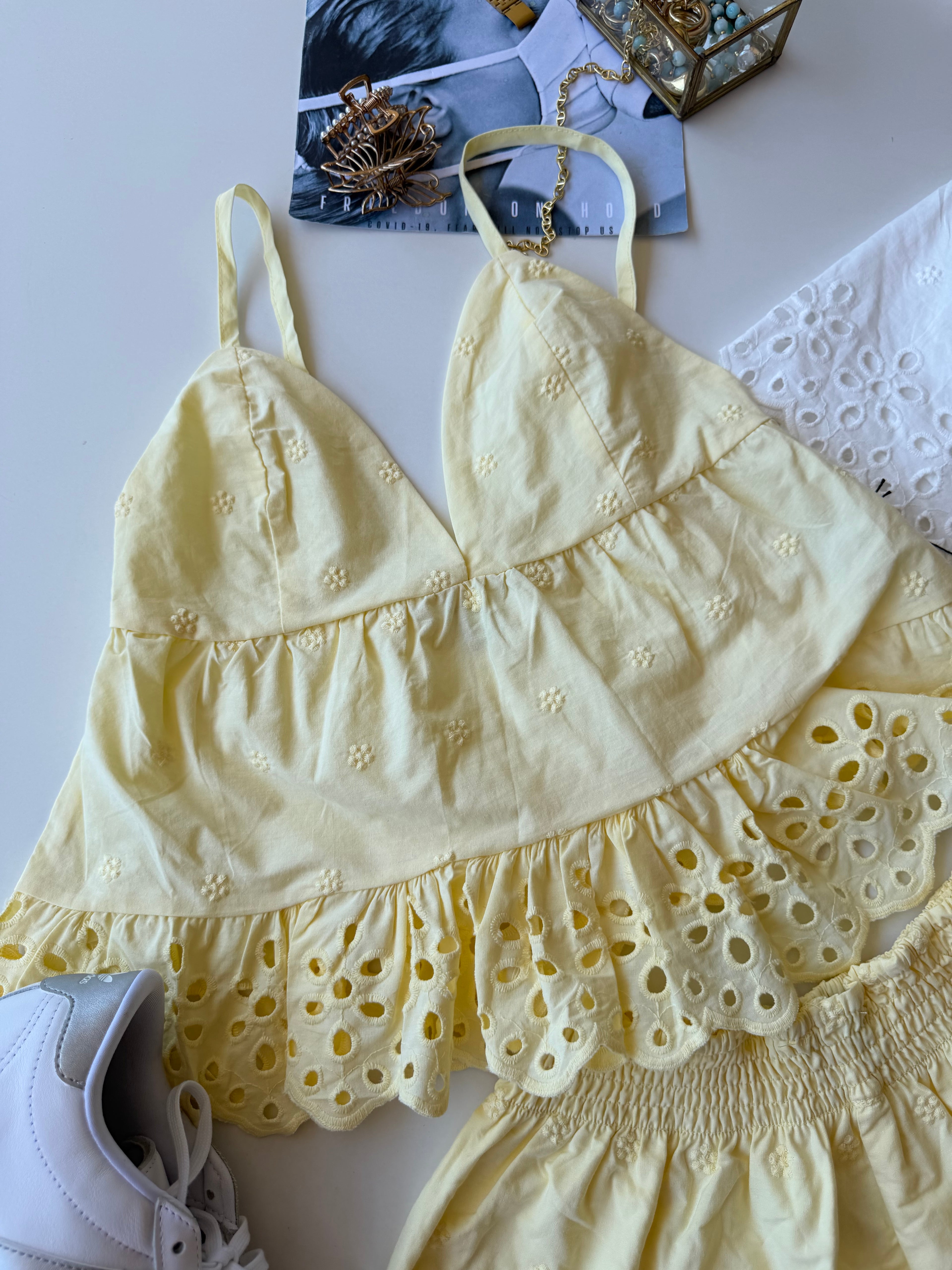 Set bordado Flor