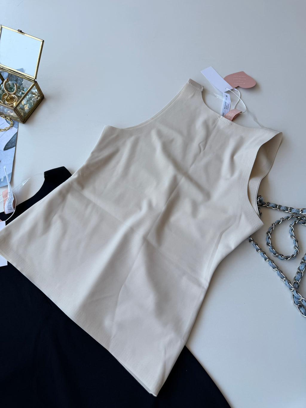 Top basic licra Corazón