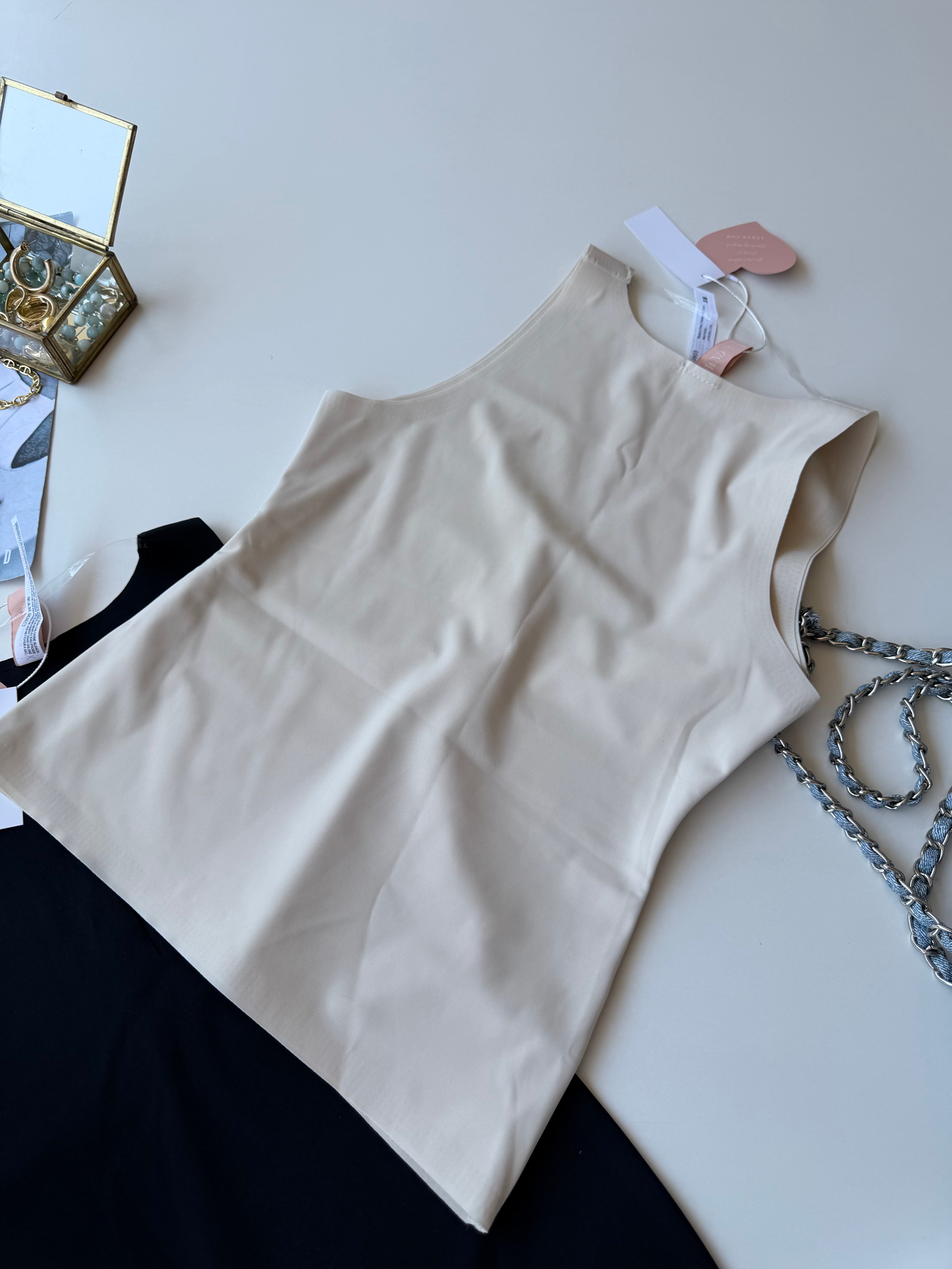 Top basic licra Corazón