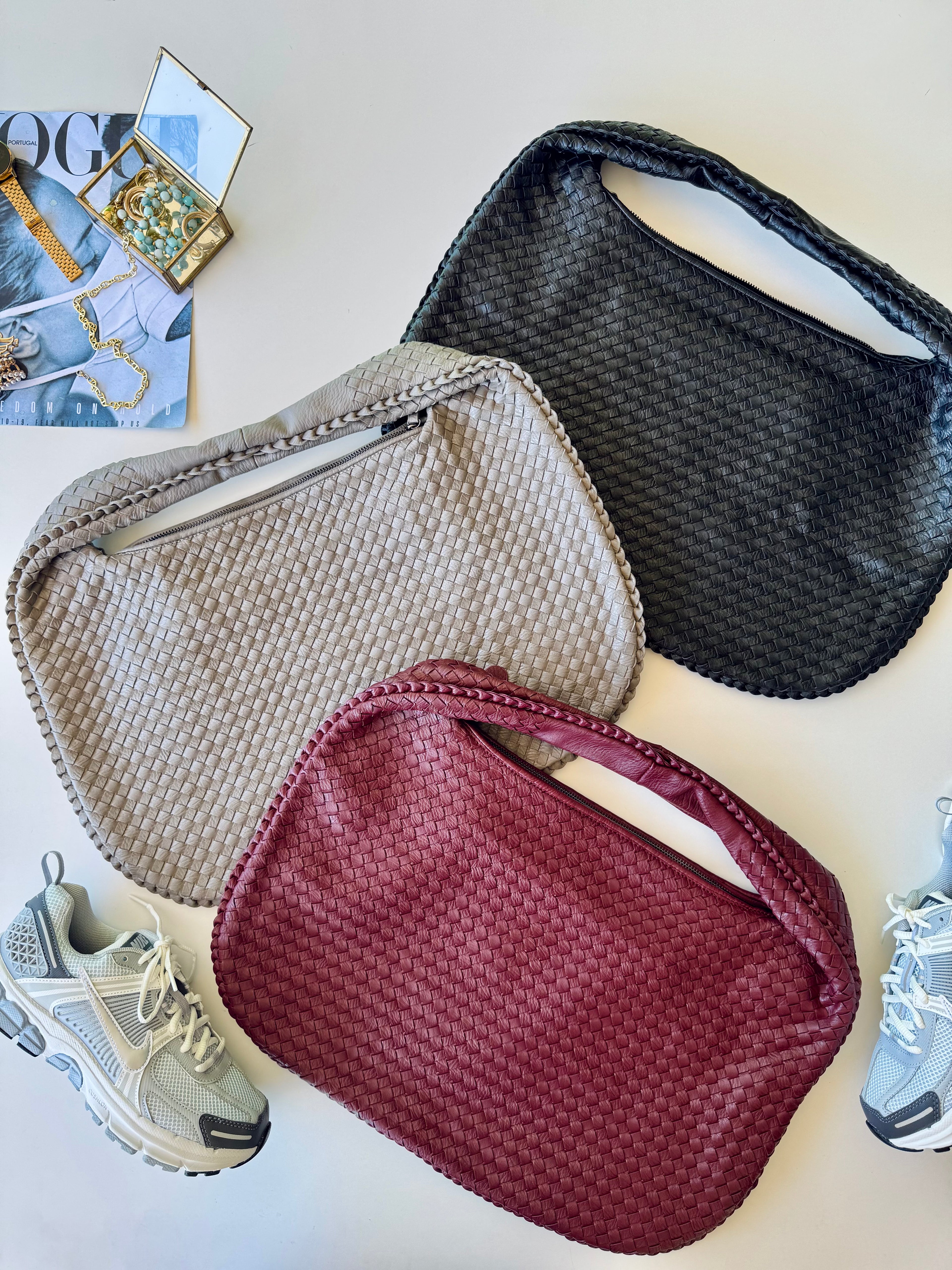 Bolsa dupe bottega beneta