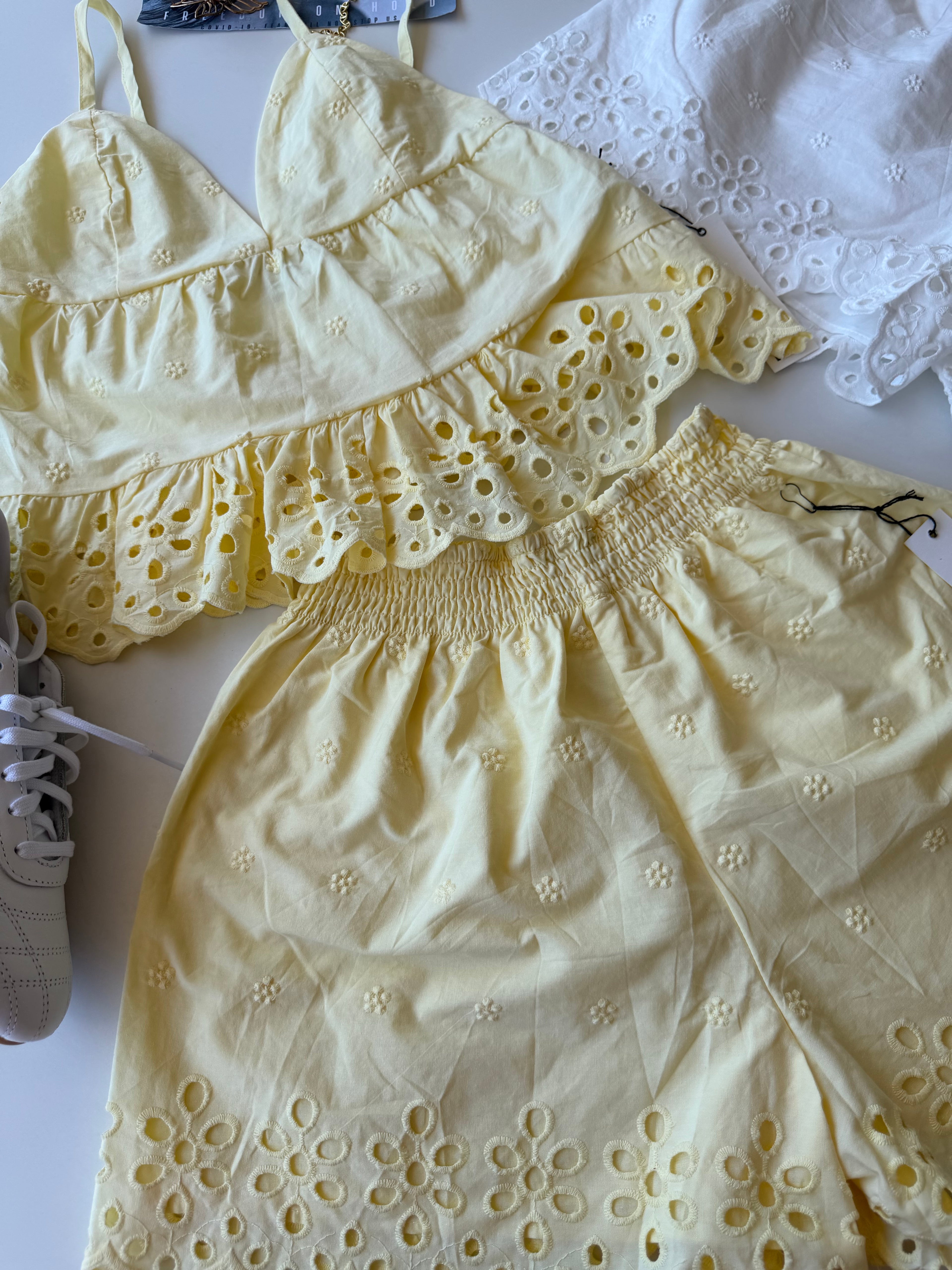 Set bordado Flor